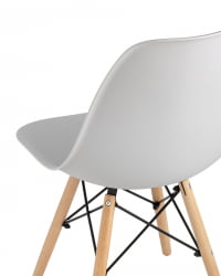 Стул Eames Style DSW светло-серый (разборный каркас)