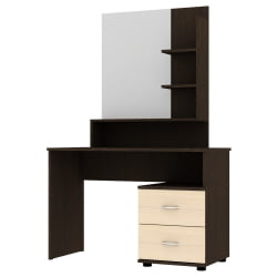 Туалетный столик Алиса(C3)1524х1001х459ручкаскоба96мм(Венге-ДМ) / Алиса(C3)1524х1001х459ручкаскоба96мм(Венге-ДМ)