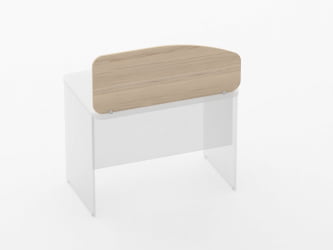 Экран разделительный Глассй 5.12.10 Орех / Glassy