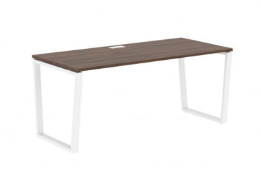 Стол письменный ЕДИС ЕВСТ 1780 Дуб Денвер темный Белый / EDIS EVST