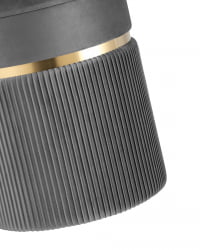 Пуф Миранда с ящиком серебро велюр Серый