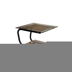 Придиванный столик Дуэт 9 Чёрный/ тонированное