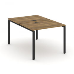 Рабочая станция двухсторонняя на 2 места CONCEPT CN.DRS-001 Сандал Янтарный Черный