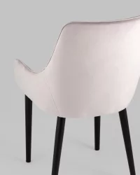 Стул Джоан велюр Светло-розовый