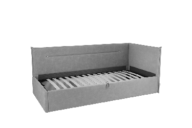 Кровать  0.9 Альба (Тахта) КМ.Т-16 капучино (велюр) / КМ.T-16