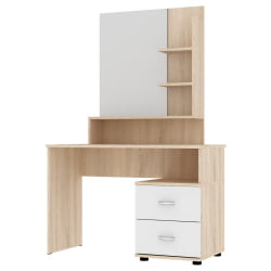 Туалетный столик Алиса(C3)1524х1001х459ручкаскоба96мм(ДСС-Белый)