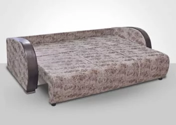 Диван прямой Европа-1 арена дарк браун саваж 4 микровелюр 24-3