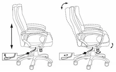 Кресло руководителя Бюрократ CH-868N/COFFEE