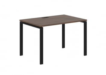 Стол письменный ЕДИС ЕУСТ 1180 Дуб Денвер темный Черный / EDIS EUST