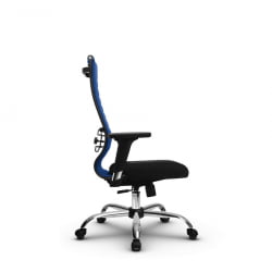 Кресло офисное МЕТТА B 2b 19/2D, Основание 17833 Комплект 2 Синее Черное