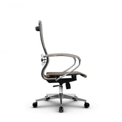 Кресло офисное METTA B 2m 10K1/K131, Основание 17834 Комплект 3 Темно-бежевое