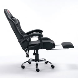 Геймерское кресло BRABIX Dexter GM-135 подножка Черное