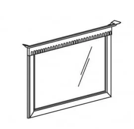 Зеркало Лючия 195 Дуб Оксфорд серый