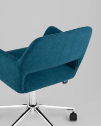 Стул офисный РОСС рогожка синий / ROSS