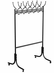 Вешалка напольная на колесах М 11 Чёрный