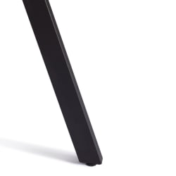 Раздвижной стол VIGO ЛДСП/HPL/металл, 120 x 80 x 30 х 30 х 75 см, Дуб Вотан/черный