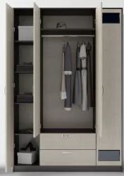 Шкаф 4-х створчатый Венера с зеркалом_79579