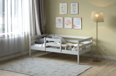 Детская кровать для мальчика RooRoom VK-1с Серая