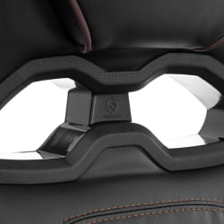 Кресло Арена металБЛ кож/зам, черный/черный карбон, 36-6/карбон черный / Arena metalBL