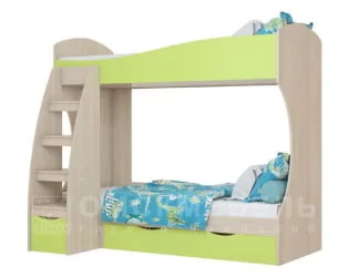 Кровать-чердак Пионер Кр26 Дуб сонома-лайм
