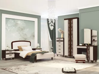 Надстройка для стола Катрин 92.27 Дуб венге Белый песок Браун вуд