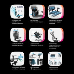 Кресло руководителя METTA Y 4DF B2-10D Комплект 1 Черное