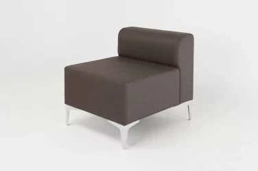 Диван с металлическими ножками Альфа Комбинация 6 Люкса Бренди