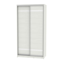 Белый шкаф-купе в прихожую Б-220х120х60-3(ВД-Д9Д9) / B-220х120х60-3(ВД-D9D9)