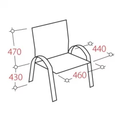 Конференц-кресло UN_Salsa silver 244446 Черный