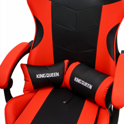 Геймерское кресло 840-1 KINGQUEEN, цвет черный/красный, 840-1-black-red