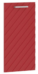 Дверь низкая левая Torr LUX TLLD 42-1 L Серо-голубая