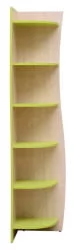Стеллаж угловой Юниор-11.1 Дуб молочный/Лайм