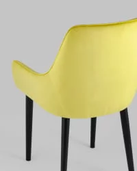 Стул Джоан велюр Желтый