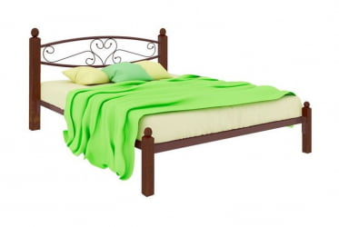 Кровать 120 на 190 Каролина Lux 1200х1900 Медная