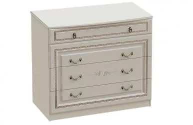 Комод Николь 03 Ваниль Ясень жемчужный