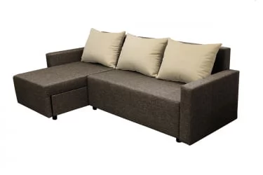 Угловой диван Sherry (3 категория) с механизмом подъема оттоманки Балтик Кофе Латте