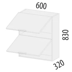 Шкаф кухонный (с системой плавного закрывания) Дакота 103.96