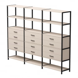 Набор стеллажных систем Everprof EVO №10 Кашемир Черный