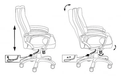 Кресло руководителя Бюрократ CH-868N Fabric коричневый Light-10