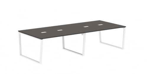 Стол переговорный ЕДИС ЕВCТ 3114 Мокко Мокко Белый / EDIS EVCT