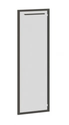 Дверь шкафа правая ЕДИС ЕДРГ 42-1 Р Бронза тонированная серая Вджррдж / EDIS EDRG R Vjrrj