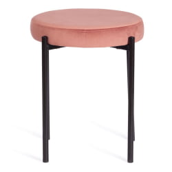 Металлический стул REVO (mod. 7034) ткань/металл, 44 х 44 х 47 см, коралловый barkhat 15 /черный