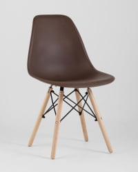 Стул Eames Style DSW коричневый 4 шт. комплект (разборный каркас)