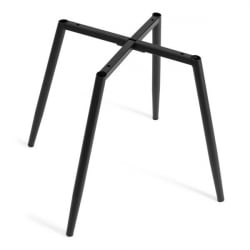 Металлический стул La Rousse NEW, флок , серый/черный, 29, 45x55x93 см