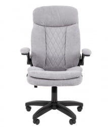Кресло офисное CХАИРМАН 533 ткань Светло-серый / CHAIRMAN