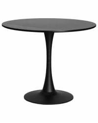 Стол обеденный MIA (черная столешница, черное основание)