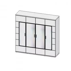 Шкаф-гардероб Корано Бм.Кор-40