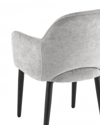 Стул Венера шенилл Светло-серый