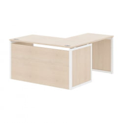 Стол письменный угловой левый XTEN-QP XQPCT 1415H L Бук Тиара Белый