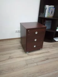 Тумба подкатная В201 Бургунди